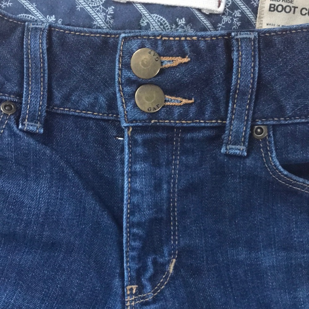 GAP Mid-Rise Boot Cut Jeans